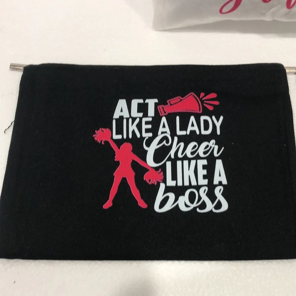Cheer Junkie Pouch and Cheer Squad Bags bundle of 3